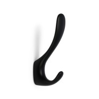 Крючок мебельный CAPPIO NOTE, двухрожковый, цвет черный