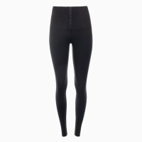 Леггинсы женские спортивные, цвет чёрный, размер 40-42 (S)