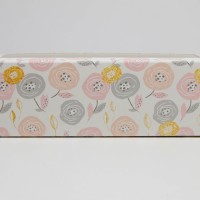 Коробка для макарун «Цветочки», 5.5 × 18 × 5.5 см