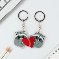 Брелок для ключей «Енотики» парный набор, 2 шт.