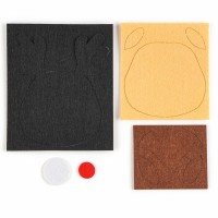 Ёлочное украшение из фетра «Олень», своими руками