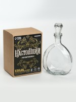 Подарочный набор для приготовления настойки «Коньяк ореховый»: набор трав и специй 11 г, штоф 500 мл., инструкция