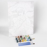 Картина по номерам на новый год «Магия и змея», 30 х 40 см, символ года 2025, набор для творчества