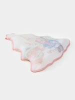 Блюдо сервировочное новогоднее Доляна «Московский мишка», 24.5×24.7×2 см, стекло, белое