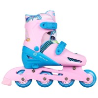 Набор Ролики раздвижные+защита, размер 34-37, колеса PVC 64 мм, пластиковая рама