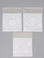 Пакет БОПП с липкой лентой, «Корейский стиль», 10×10+3 см МИКС