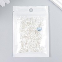 Бисер стекло 12/0 "Перламутр. Белое ассорти" 10 гр