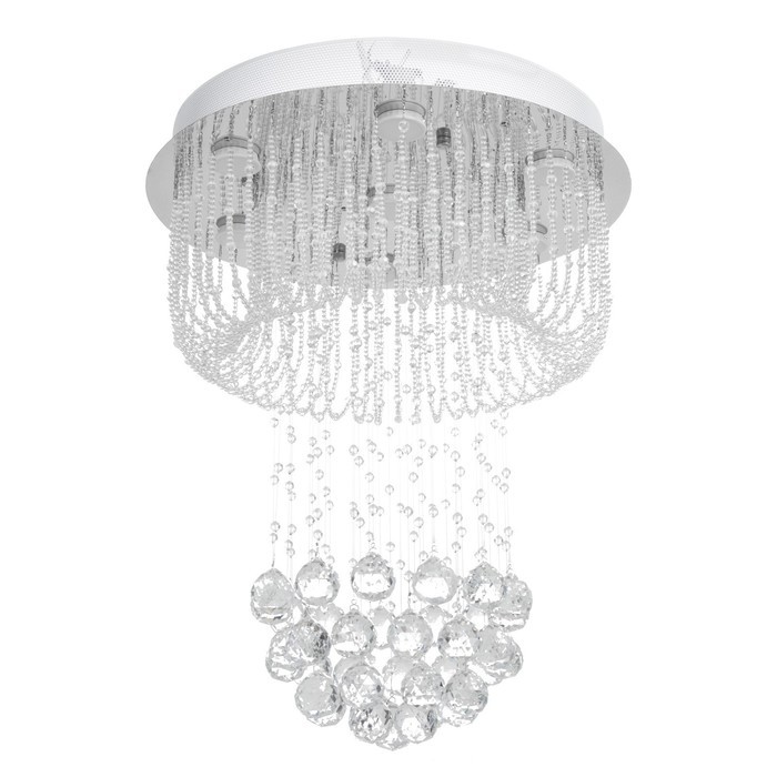 Светильник каскад "Аэлита" 7xLED хром 50х50х65см BayerLux