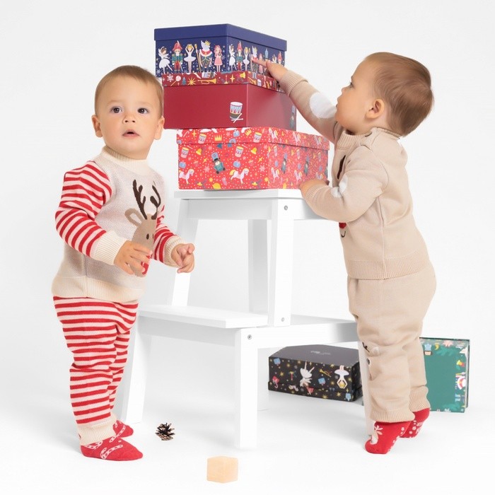 Костюм детский новогодний (джемпер, брюки) «Крошка Я» New Year, рост 68-74 см