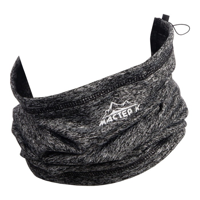 Бафф спортивный «Мастер К» для защиты от ветра и пыли, мужской, серый