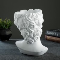 Ваза "Голова Давида" белая