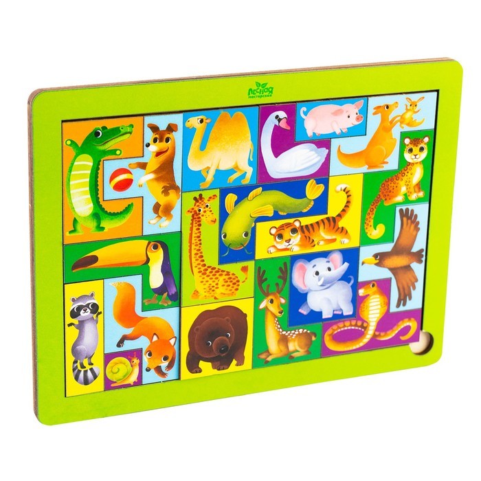 Головоломка. Тетрис «Животные мира»