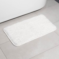 Коврик Доляна «Пушистик», 49×79 см, белый