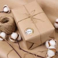 Бумага упаковочная крафт, для обёртки и упаковки, 840 мм × 20 м