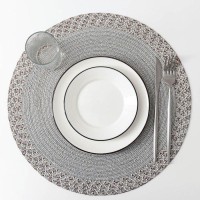 Салфетка сервировочная «Тэри», 38×38 см, цвет серый