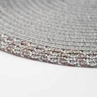 Салфетка сервировочная «Тэри», 38×38 см, цвет серый