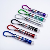 Лазерная указка "Мастер К", с карабином,  2 LED, 7 х 1.5 см