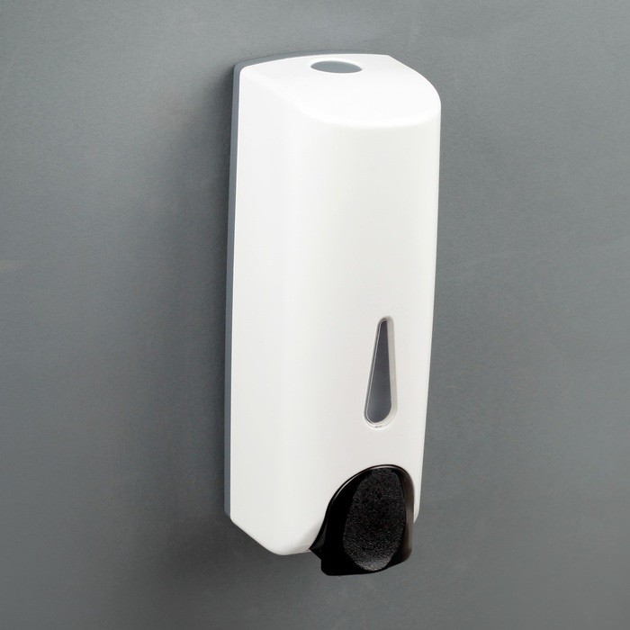 Диспенсер для мыла SAVANNA, механический, для антисептика, 370 мл, белый