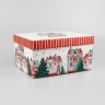 Коробка подарочная новогодняя складная Sweet home, 31.2×25.6×16.1 см, Новый год