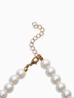 Бусы жемчужные «Вишня», цветные в золоте