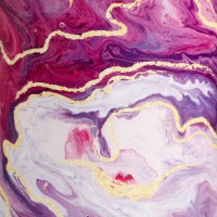 Набор кашпо для цветов 2 в 1 «Мрамор», 0.8 и 1.6 л, 11×12 и 14×14 см