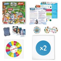 Новогодняя настольная игра «Новый год: Мафия + Дуббль + Твист-р = супер вечеринка», 3 в 1, 7+