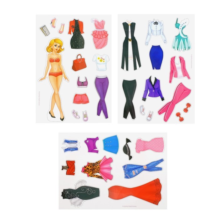 Магнитная кукла с одеждой «Элис. Топ-модель»