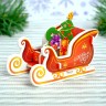 Конструктор 3D подвеска «Ёлка и сани» Конструктор 3D подвеска «Ёлка и сани»