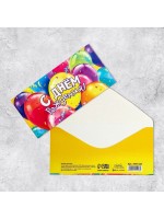 Конверт для денег «С Днём рождения!», 16.5×8 см