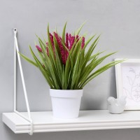 Бонсай в горшке "Лаванда в траве" 9х23 см, микс