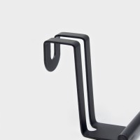 Держатель для полотенец на дверцу Доляна, чёрный