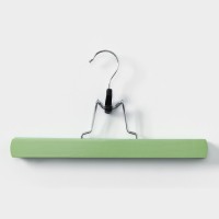 Вешалки для брюк и юбок LaDо́m Brillant, 30×17×2.4 см, 2 шт., деревянные, фисташковые