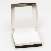 Контейнер на вынос, чёрный, 20 х 20 х 4 см