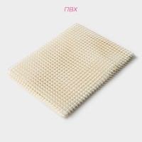 Подложка под ковёр противоскользящая Доляна, 45×90 см, бежевая