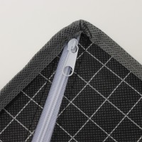 Органайзер для хранения белья Доляна «Кло», 8 ячеек, 28×14×10 см, чёрный