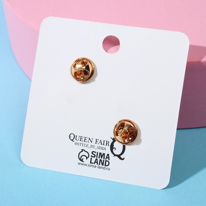 Значки-неразлучники «Дружба», цветные в золоте Значки-неразлучники «Дружба», цветные в золоте