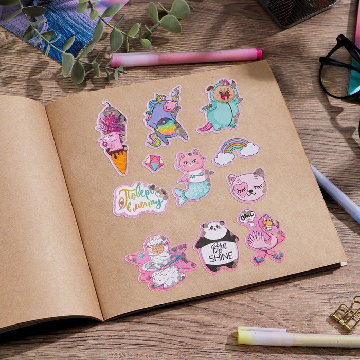 Наклейка-шейкер "Поверь в мечту", 14 × 21 см