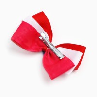 Бант для волос на заколке школьный, 12 см, Принцессы