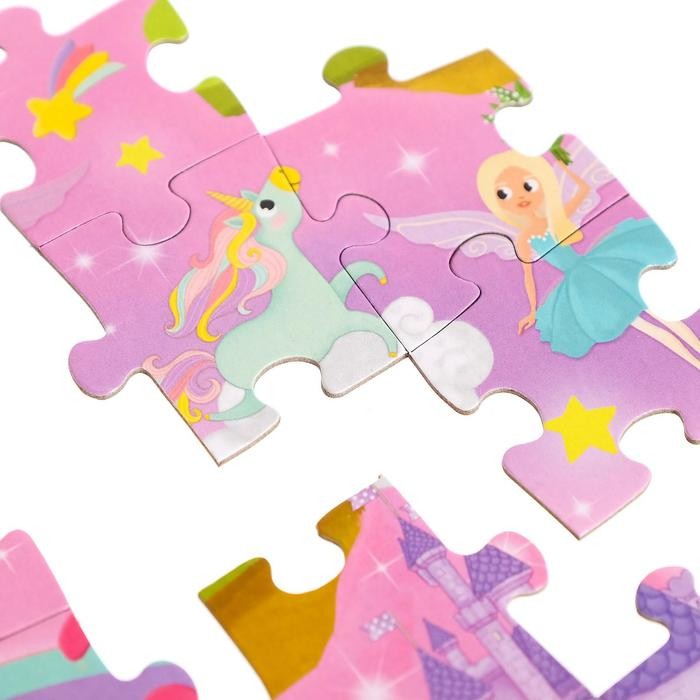 Пазлы «Найди и покажи. Сказочный город единорогов», 88 деталей Пазлы «Найди и покажи. Сказочный город единорогов», 88 деталей