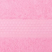 Полотенце махровое гладкокрашеное «Эконом» 70х130 см, цвет розовый