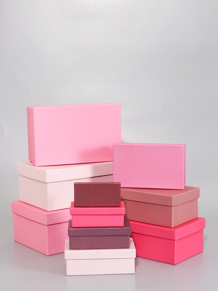 Набор подарочных коробок 10 в 1 «Лаванда», 30.5×20×13 - 12×6.5×4 см