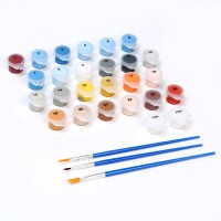 Картина по номерам на холсте с подрамником «Сон, вызванный полётом пчелы вокруг граната, за секунду до пробуждения» Сальвадор Дали, 40 х 50 см