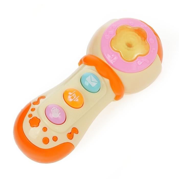 Музыкальная игрушка «Микрофон», свет, звук