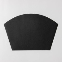 Салфетка сервировочная на стол «Тэм», 30×44 см, цвет чёрный