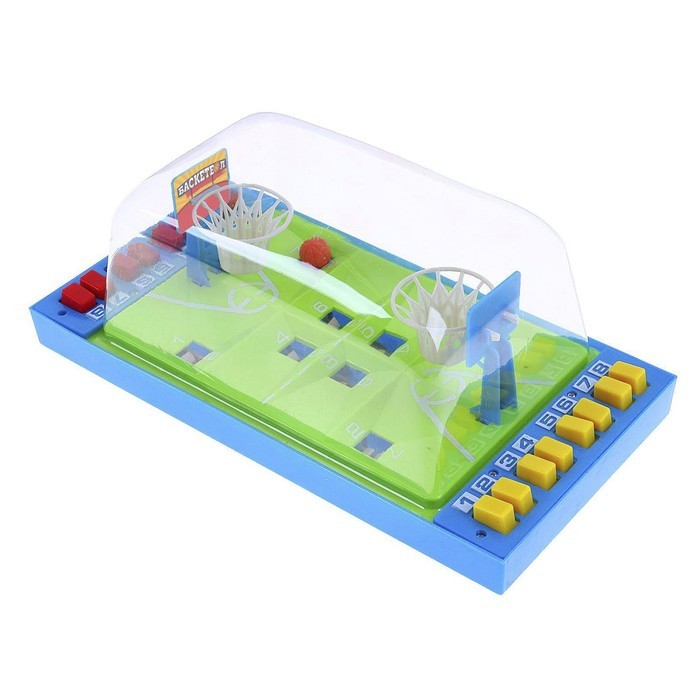 Настольный баскетбол «Матч», для детей, цвета МИКС, 1-2 игрока, 3+