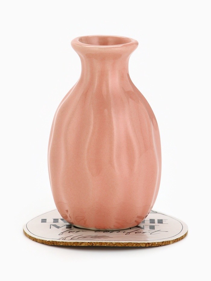 Ваза для цветов декоративная Live in the moment, с подставкой, 8×7×6 см