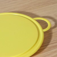 Доска разделочная с лотком Доляна, 42×21 см, цвет МИКС