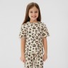 Пижама детская (футболка и брюки) KAFTAN Leo love, размер 32 (110-116 см)