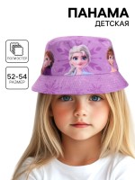 Панама детская для девочки, размер 52-54 Холодное сердце