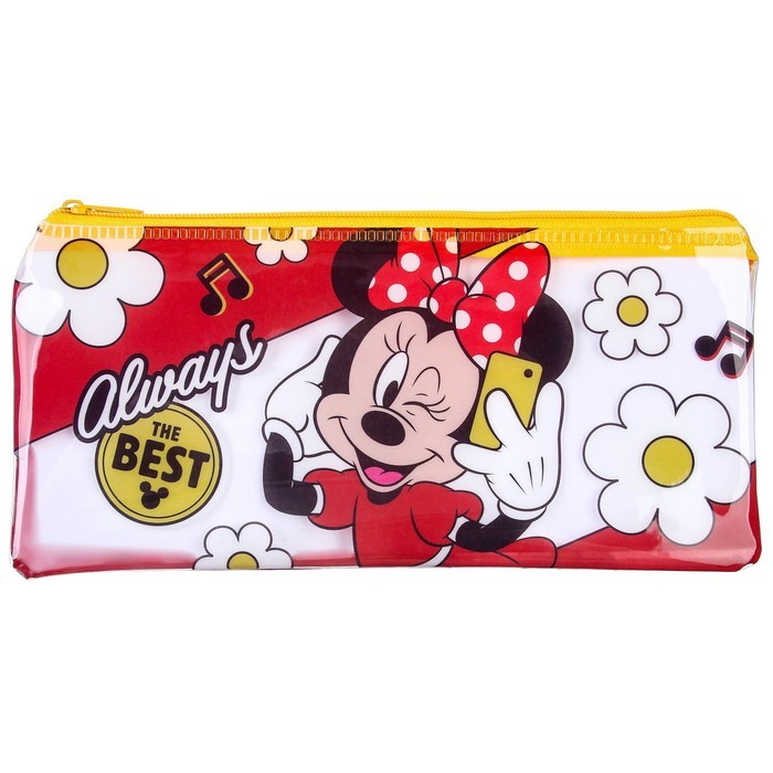Пенал мягкий, 10×21 см, «Минни Маус»